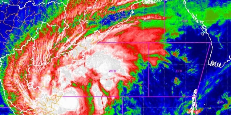ମାଡ଼ିଆସୁଛି ବାତ୍ୟା ମିଗଜୋମ