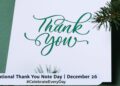 Thank You Note Day