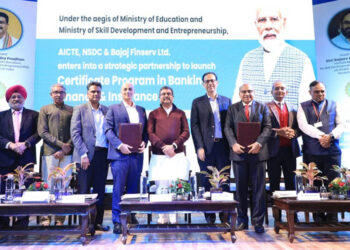 କେନ୍ଦ୍ରମନ୍ତ୍ରୀଙ୍କ ଉପସ୍ଥିତିରେ ଏନଏସଡିସି, ଏଆଇସିଟିଇ ଓ ବଜାଜ ଫାଇନାନ୍ସ ମଧ୍ୟରେ ଏମଓୟୁ