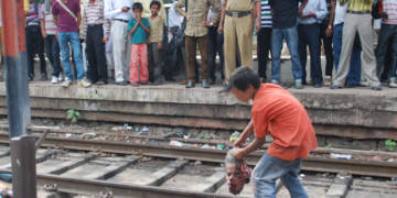 ରେଳ ଲାଇନରେ ୪ ମୃତଦେହ ଠାବ