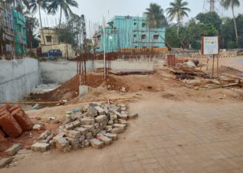 ଶିବରାତ୍ରୀକୁ ୮ ଦିନ, ବିପଜ୍ଜନକ ଅବସ୍ଥାରେ ଲିଙ୍ଗରାଜ ମନ୍ଦିରର ପୂର୍ବ ଦକ୍ଷିଣ କୋଣ