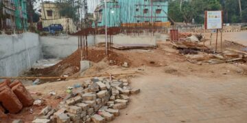 ଶିବରାତ୍ରୀକୁ ୮ ଦିନ, ବିପଜ୍ଜନକ ଅବସ୍ଥାରେ ଲିଙ୍ଗରାଜ ମନ୍ଦିରର ପୂର୍ବ ଦକ୍ଷିଣ କୋଣ