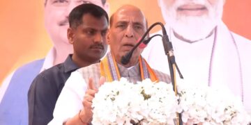 ଗରିବ ଲୋକଙ୍କୁ କଂଗ୍ରେସ ଧୋକା ଦେଇଛି: ରାଜନାଥ