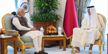 କତାରର ଅମିରଙ୍କୁ ଭେଟିଲେ ପ୍ରଧାନମନ୍ତ୍ରୀ