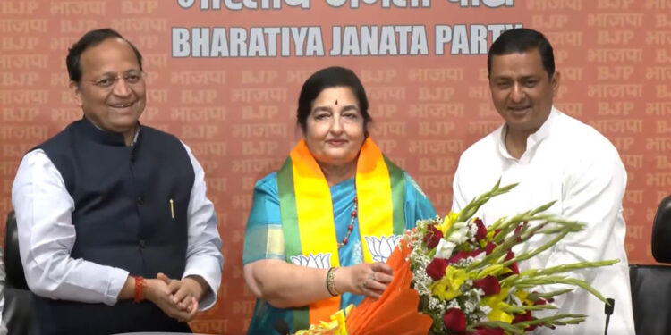 ବିଜେପିରେ ଯୋଗ ଦେଲେ ବଲିଉଡ ଗାୟିକା ଅନୁରାଧା ପୌଡୱାଲ