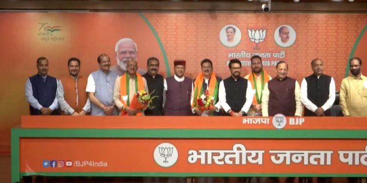 ହିମାଚଳ ପ୍ରଦେଶ: ବିଜେପିରେ ସାମିଲ ହେଲେ କଂଗ୍ରେସର ୬ ବିଦ୍ରୋହୀ ବିଧାୟକ