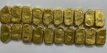 ୬ କୋଟି ୪୪ ଲକ୍ଷର ସୁନା ବିସ୍କୁଟ ଜବତ