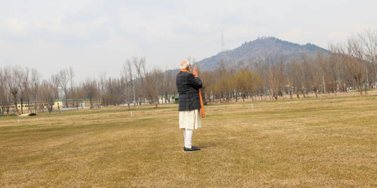 ଶଙ୍କରାଚାର୍ଯ୍ୟ ପାହାଡ଼ର ଝଲକ ଦେଖିଲେ ପ୍ରଧାନମନ୍ତ୍ରୀ