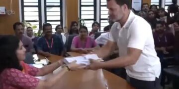 ନାମାଙ୍କନ ଦାଖଲ କଲେ ରାହୁଲ