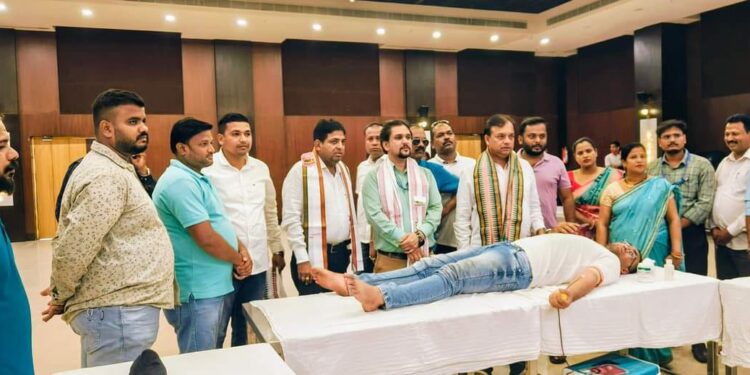 ଭି. ଏସ. ଏସ. ନଗରରେ ରକ୍ତଦାନ ଶିବିର