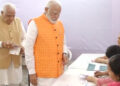 ଭୋଟ ଦେଲେ ପ୍ରଧାନମନ୍ତ୍ରୀ ମୋଦୀ