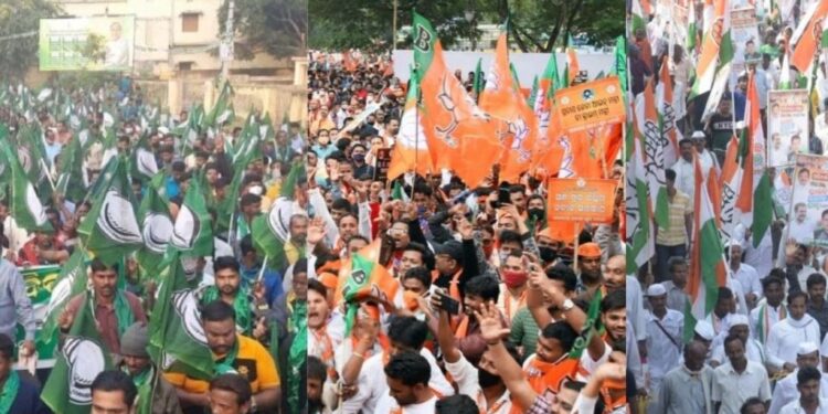 ଶେଷ ପର୍ଯ୍ୟାୟ ନିର୍ବାଚନ: ତିନି ଦଳର ଆପ୍ରାଣ ପ୍ରଚେଷ୍ଟା