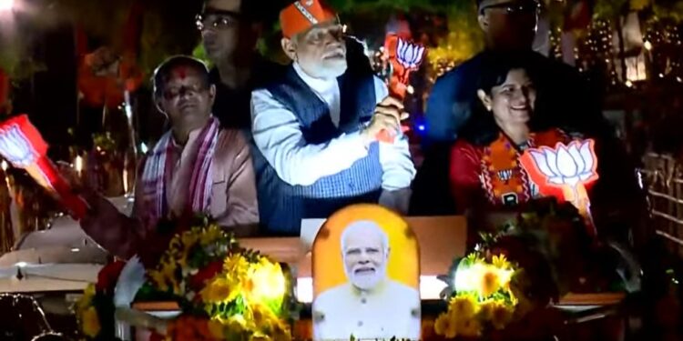 ପ୍ରଧାନମନ୍ତ୍ରୀ ନରେନ୍ଦ୍ର ମୋଦୀଙ୍କ ଭୁବନେଶ୍ୱରରେ ରୋଡ୍ ଶୋ’