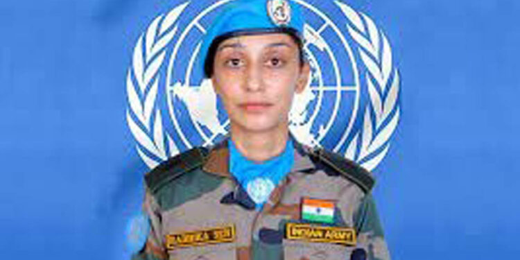 ବିଶ୍ୱ ସ୍ତରରେ ଭାରତ ପାଇଁ ଗୌରବ ଆଣିଲା ଭାରତୀୟ ସେନା: ସମ୍ମାନିତ ହେଲେ ମେଜର ରାଧିକା ସେନ