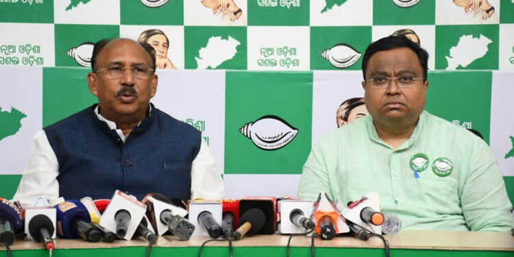 ଚିଟଫଣ୍ଡ ଚୋର ଏବେ ଓଡିଶା ବିଜେପିର ପୋଷ୍ଟର ବଏ: ବିଜେଡି