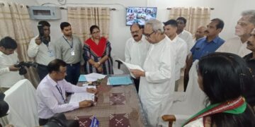 କଣ୍ଟାବାଞ୍ଜି ବିଧାନସଭା ଆସନ ପାଇଁ ନାମାଙ୍କନ ଦାଖଲ କଲେ ମୁଖ୍ୟମନ୍ତ୍ରୀ ନବୀନ ପଟ୍ଟନାୟକ