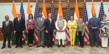 ପ୍ରଧାନମନ୍ତ୍ରୀ ନରେନ୍ଦ୍ର ମୋଦୀଙ୍କୁ ସାକ୍ଷାତ କଲା ଆମେରିକୀୟ କଂଗ୍ରେସର ପ୍ରତିନିଧି ମଣ୍ଡଳୀ