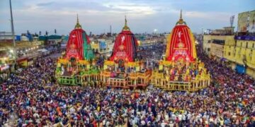 ଜୟ ଜଗନ୍ନାଥ ଧ୍ୱନିରେ କମ୍ପୁଛି ବଡଦାଣ୍ଡ