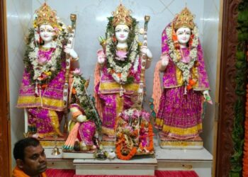 ଆଶୁତୋଷ ନଗର ସ୍ଥିତ ରାମ ମନ୍ଦିର ପ୍ରତିଷ୍ଠା ସମ୍ପନ୍ନ
