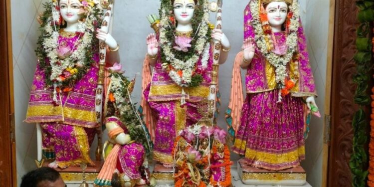 ଆଶୁତୋଷ ନଗର ସ୍ଥିତ ରାମ ମନ୍ଦିର ପ୍ରତିଷ୍ଠା ସମ୍ପନ୍ନ