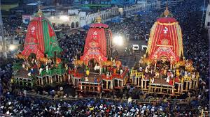 ସରିଲା ପହଣ୍ଡି, ରଥରେ ୩ ଠାକୁର