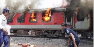 ଜଳିଗଲା ଟ୍ରେନ୍‌