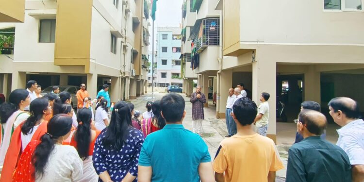 ଲେକ୍ ଭିଉ ହୋମସ୍ ଆପାର୍ଟମେଣ୍ଟରେ ସ୍ଵାଧୀନତା ଦିବସ ପାଳିତ