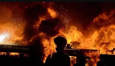 ଇସ୍ପାତ କାରଖାନା ବଏଲରରେ ବଡ଼ ଧରଣର ବିସ୍ଫୋରଣ