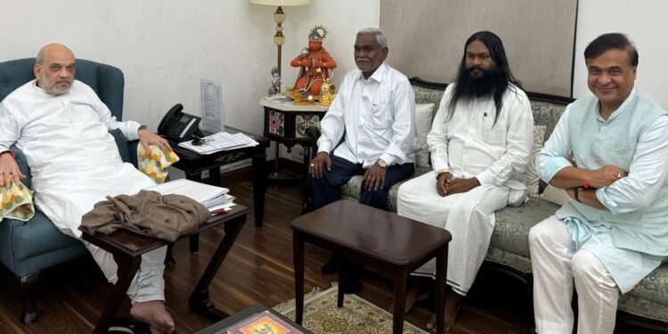 ବିଜେପିରେ ମିଶିବେ ଚମ୍ପେଇ ସୋରେନ, ଅମିତ ଶାହଙ୍କୁ କଲେ ସାକ୍ଷାତ