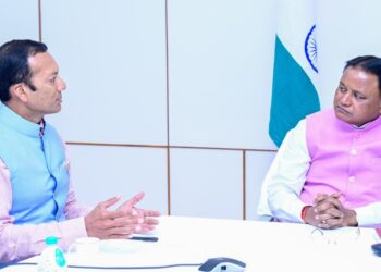 ମୁଖ୍ୟମନ୍ତ୍ରୀ ମୋହନ ମାଝୀଙ୍କୁ ସାକ୍ଷାତ କଲେ ଜିନ୍ଦଲ ଷ୍ଟିଲ ଆଣ୍ଡ ପାୱାରର ଅଧ୍ୟକ୍ଷ ନବୀନ ଜିନ୍ଦଲ