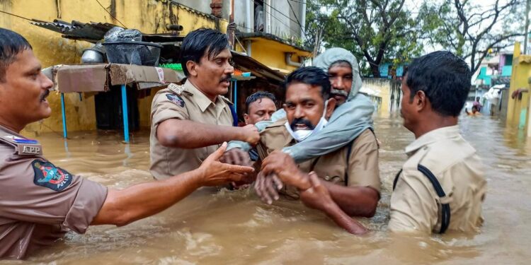 ଆନ୍ଧ୍ର, ତେଲଙ୍ଗାନାରେ ବନ୍ୟା