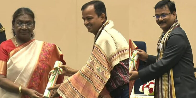 ରାଷ୍ଟ୍ରପତିଙ୍କଠାରୁ ଜାତୀୟ ଶିକ୍ଷକ ପୁରସ୍କାର ଗ୍ରହଣ କଲେ ଓଡ଼ିଶାର ଦୁଇ କୃତି ଶିକ୍ଷକ