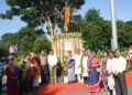 ଉତ୍କଳମଣି ଗୋପବନ୍ଧୁ ଦାସଙ୍କ ରାଜ୍ୟସ୍ତରୀୟ ଜୟନ୍ତୀ ପାଳନ ଅବସରରେ ପ୍ରତିମୂର୍ତ୍ତିରେ ମାଲ୍ୟାର୍ପଣ