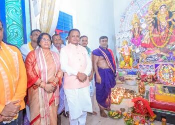 ଭୁବନେଶ୍ୱରର ବିଭିନ୍ନ ପୂଜା ମଣ୍ଡପ ବୁଲିଲେ ମୁଖ୍ୟମନ୍ତ୍ରୀ ମୋହିନ ମାଝୀ
