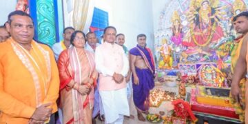 ଭୁବନେଶ୍ୱରର ବିଭିନ୍ନ ପୂଜା ମଣ୍ଡପ ବୁଲିଲେ ମୁଖ୍ୟମନ୍ତ୍ରୀ ମୋହିନ ମାଝୀ