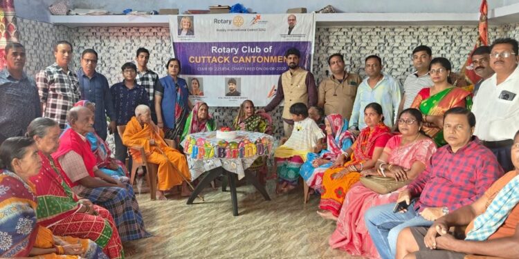 ରୋଟାରୀ କ୍ଳବ୍ କଟକ, କ୍ୟାଣ୍ଟନମେଣ୍ଟ ପକ୍ଷରୁ ସେବା କାର୍ଯ୍ୟକ୍ରମ