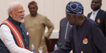 ପ୍ରଧାନମନ୍ତ୍ରୀଙ୍କୁ “ଗ୍ରାଣ୍ଡ କମାଣ୍ଡର ଅଫ୍ ଦ ଅର୍ଡର ଅଫ୍ ନାଇଜର” ପ୍ରଦାନ