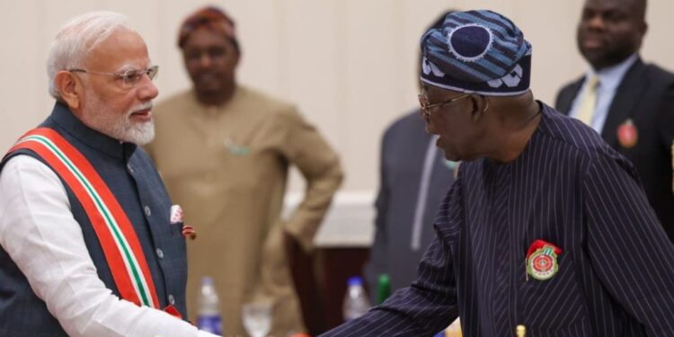 ପ୍ରଧାନମନ୍ତ୍ରୀଙ୍କୁ “ଗ୍ରାଣ୍ଡ କମାଣ୍ଡର ଅଫ୍ ଦ ଅର୍ଡର ଅଫ୍ ନାଇଜର” ପ୍ରଦାନ