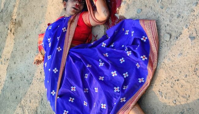 ଟ୍ରକ ଓ ବାଇକ ଧକ୍କା, ମହିଳା ମୃତ