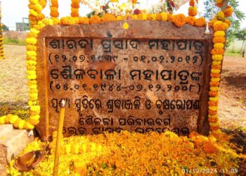 ଇଂ ଶାରଦା ପ୍ରସାଦ ମହାପାତ୍ରଙ୍କ ସ୍ମୃତିରେ ବୃକ୍ଷରୋପଣ