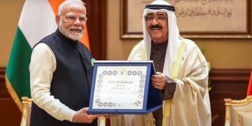 ମୋଦୀଙ୍କୁ ‘ଦି ଅର୍ଡର ଅଫ୍ ମୁବାରକ୍ ଅଲ୍ କବୀର’ ସମ୍ମାନ