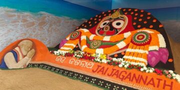 ଜନତା ମୈଦାନରେ ଶୋଭା ପାଉଛି ମହାପ୍ରଭୁଙ୍କ ବାଲୁକା ପ୍ରତିକୃତି