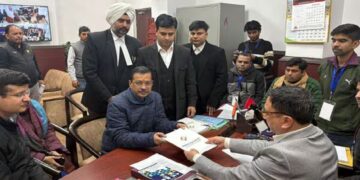 ନୂଆଦିଲ୍ଲୀ ଆସନରୁ ନାମାଙ୍କନ ଦାଖଲ କଲେ ଅରବିନ୍ଦ କେଜ୍ରିୱାଲ