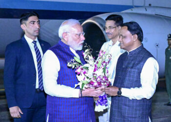 ପହଞ୍ଚିଲେ ମୋଦୀ, ପ୍ରବାସୀ ସମ୍ମିଳନୀରେ ଯୋଗଦେବେ