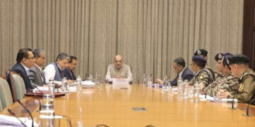 ଜାମ୍ମୁ-କାଶ୍ମୀରରେ ସୁରକ୍ଷା ସ୍ଥିତିର ସମୀକ୍ଷା ପାଇଁ ଉଚ୍ଚସ୍ତରୀୟ ବୈଠକରେ ଅଧ୍ୟକ୍ଷତା କଲେ କେନ୍ଦ୍ର ସ୍ୱରାଷ୍ଟ୍ର ମନ୍ତ୍ରୀ
