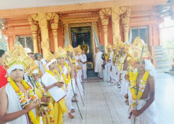 ପୁରୀ ବାଲାଜୀ ମନ୍ଦିରରେ ସମୂହ ମାଗଣା ବ୍ରତୋପନୟନ