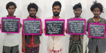 ମଣିନାଗ ପାର୍କ ନିକଟରୁ ପାଞ୍ଚ ଡକାୟତ ଗିରଫ