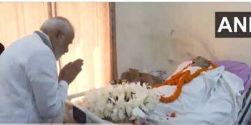ପୂର୍ବତନ କେନ୍ଦ୍ରମନ୍ତ୍ରୀ ଦେବେନ୍ଦ୍ର ପ୍ରଧାନଙ୍କୁ ଶେଷ ଶ୍ରଦ୍ଧାଞ୍ଜଳି ଅର୍ପଣ କଲେ ପ୍ରଧାନମନ୍ତ୍ରୀ ମୋଦି