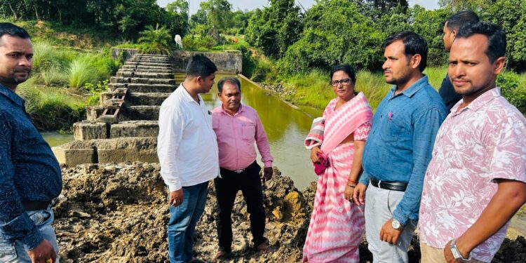 ରଣପୁରର ବିଭିନ୍ନ କ୍ଷୁଦ୍ର ଜଳସେଚନ ପ୍ରକଳ୍ପ ନିର୍ମାଣ କାର୍ଯ୍ୟର ସ୍ଥିତି ପରଖିଲେ ବାଚସ୍ପତି