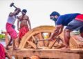 ଚଳଚଞ୍ଚଳ ରଥଖଳା, ଉଠିଲା ତିନି ରଥର ଚାରିନାହାକା